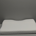 Derila King Size Neck Pillow for Sleeping, Ergonomic & Cervical Pillow for Neck Support & Relief, Memory Foam Side Sleeper Pillows, Bed Contour Pillows for Back, Stomach Sleepers (King Size (23.6" x 13.4" x 4.3"), 1 Pillow_white)