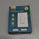 TREATLIFE 3 Way Smart Dimmer Switch 2 Pack, 2 Master Dimmer Switch Compatible with Alexa, Google Assistant, 2.4GHz WiFi Light Switch APP Remote Control, Neutral Wire Needed, Schedule, No Hub Required