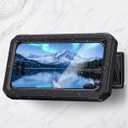 Waterproof Phone Holder for Shower- 480 Rotatable Retractable Adjustable Anti Fog iPhone Case for Shower,Bathroom Accessories Wall Mount Phone Holder for 4-7" Cellphones