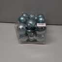 Senjie Green Shatterproof Christmas Ball Ornaments, 32 Pcs, Plastic, Wedding & Christmas, Hanging