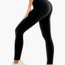 SINOPHANT High Waisted Leggings for Women - Full Length Capri Buttery Soft Yoga Pants for Workout Athletic, Size S