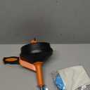 Drain Auger, Clog Remover with Drill Adapter, 25 Feet Flexible Plumbing Snake Use Manually or Powered for Kitchen, Bathroom and Shower Sink, Comes with Gloves (Orange)