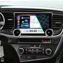 [4+64G] Upgrade Android Radio for Kia Optima K5 2013 2014 2015: 10.1 inch IPS Touchscreen Carplay Stereo - Background Mode, CarMate, Lenshood, BT5.4, 5G/WiFi, GPS, FM/AM/RDS Radio+ AHD Backup Camera