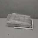 RoskDeewat Egg Holder for Fridge, Automatically Rolling Egg Container for Refrigerator, Clear Plastic Fridge Organizers and Storage with Lid, Stackable Egg Dispenser & Tray (3 Tier)