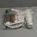 Umigy Paper Christmas Plates, 100 Pcs Disposable Square Plates Set, 50 x 9'' Dinner + 50 x 7'' Dessert, Green Tree Design, Festive Winter Holiday Party Supplies