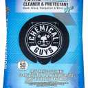 Chemical Guys PMWSPI22050 Total Interior Cleaner & Protectant Wipes, Safe for Cars, Trucks, SUVs, Jeeps, Motorcycles, RVs & More (50 Ct)