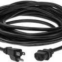 25ft 16 AWG Universal Power Cord - IEC320 C13 to NEMA 5-15P SJT 13A