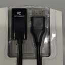 Philips DisplayPort to HDMI Adapter, Unidirectional, Works with Laptops, Tablets, Full HD 1080p, 4K Ultra HD, Mac and PC Compatible, Compact Design, Portable, Black, SWV9200G/27