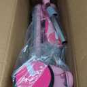 Unbreakable & Never Fall Down 2-in-1 Scooters Kids 3 Wheel Kick Scooter for Boys Girls Ages 3-8, Adjustable Height & Seat, Widened Non-Slip Deck, More Safer for Beginner Toddlers