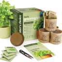 Planters' Choice Indoor Herb Garden Starter Kit - Coolest Gifts for Women - Birthday for Her - House Warming Gift New Home for Plant Lovers - Womens, Wife, Mom Presents - Gardening Herbs