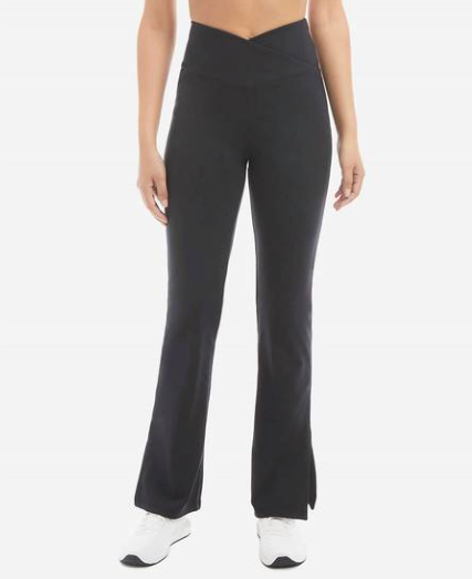 Danskin Women's Side Slit Flare Yoga Pant Size M