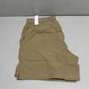 ODODOS Men's Athletic Shorts with Pockets 5" Quick Dry Lightweight Workout Gym Running Shorts, Tan, Small