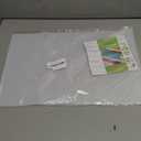 9 Pack Washable Waterproof Fridge Liners and Drawer Mats, Refrigerator Shelving Pads in White