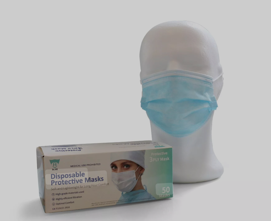 Dr.HZ Disposable Protective Masks 50 Masks