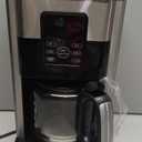 Coffee Maker, 12-Cup Glass Carafe, Programmable, Touch Screen, Keep Hot Plate,Reusable Filter, Stainless Steel