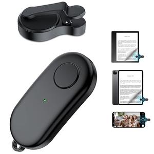 Remote Control Page Turner for Kindle Paperwhite Oasis Kobo eReaders,Kindle Clicker Page Turner Accessories for iPhone,iPad, Android Tablets Reading Novels,Camera Video Record&Shutter Selfie (Green)