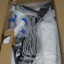 SENMO Steam Mop, 14-in-1 Detachable Steam Cleaner for Home and Floor, 1300W 228F Deep Cleaning MultiPurpose Floor Steamer with 14 Attachments for Hardwood Floors, Tile, Grout, Furniture, Carpet, Wall (White)