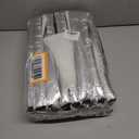 24 Pack Pipe Insulation Foam Tube Self Adhesive - 1.3 Ft x 0.3 Inch Pre Slit Foam Pipe Covers with Ties, Aluminum Foil Pipe Insulation Wrap for Outside Water Pipe Winter Freeze Protection