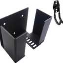 EV Charger Holder-Adjustable for Different Size Control Box, Heavy Duty Metal Wall Mount Bracket with Cable Hook for J1772 EV Mobile Charger & Telsa Charger, Enduring Charging Box Holder