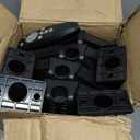 Solar Lights Outdoor for Outside, Waterproof Solar Street Lights Outdoor, 6500K Dusk to Dawn Security Flood Lights Motion Sensor with Remote Control for Yard, 4 Pack