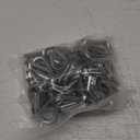 50 pcs Stainless Steel Thimble for 3/16 Steel Wire Rope Cable, M5 Rope Thimble Rigging