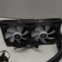 Thermalright Frozen Notte 240 Black ARGB V2 Water Cooling CPU Cooler,240Black CPU Cooler Specifications, Double PWM Fans, S-FDB Bearings, Suitable for AMD/AM4 AM5,Intel LGA 1700/1150/1151/1200/2011