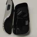 GDQ Sunglass Holder for Car Visor Clip Glasses Case Car Sunglasses Case for Car Sun Visor Glasses Storage Box Car Sunglass Holder Car Visor Accessories Universal for SUV Sedan Truck (Carbon Fiber Texture)