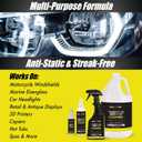 Rolite Plastic & Acrylic Cleaner Spray, 8 fl. oz, 2 Pack, High Shine Protectant and Polish for Non-Porous Surfaces, Safe for Windshields, Windows, Headlights, and Retail Displays