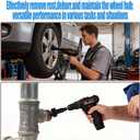 Wheel Hub Resurfacing Kit,Wheel Hub Cleaning Tool,Quick Rust Removal for Lug Studs and Rotors,Grinding Maintenance Cleaner Kit for Nuts,Car & Truck