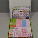 Magnetic Blocks, 100PCS Magnetic Tiles Building Blocks, Magnet Cubes STEM Sensory Game Toys Christmas Birthday Gifts for Kids Girls Age 3+ (Princess Castle)