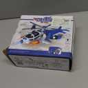 HOLYFUN Light-Up Helicopter Toy for Toddlers, 360 Rotating Airplane Toy with Music and Obstacle Avoidance, Birthday Gift for Boys Ages 3-5