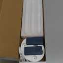 Homemory Rechargeable Flameless Taper Candles, Real Waxy LED Candlesticks Flickering, Battery Operated Candles with Remote Timer, 9.6 Inches for Home Wedding Christmas Decor, 6 Pcs, White