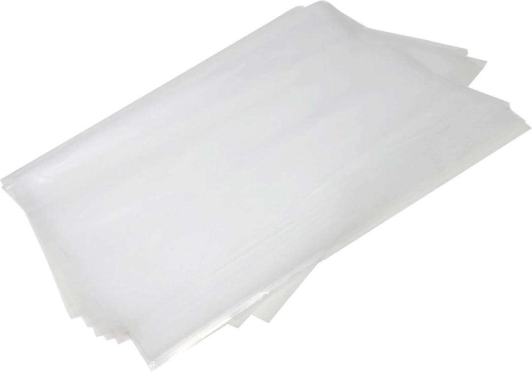 Allgala Heavy Duty PE Thick 3 mil Open-End Plastic Packaging Bags/Clear - 18x24-100 Bag