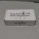 WiFi Extender Signal Booster with 1200Mbps Dual Band (Covers Up to 12880 Sq.ft for 105+ Devices), WiFi Booster with 4 Antennas 360 Coverage, WiFi Repeater with 1 - Tap Setup & Ethernet Port