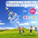 Rocket Launcher for Kids - 200 Ft of Flight Altitude, 2026 New Model Auto Electric Spinner Rocket Toys with Safe Parachute, Easter Birthday Gifts for Boys & Girls Age 6 7 9 10 11 12 8-13 Years Old