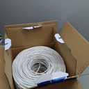 | CAT6 Plenum Cable 1000ft | UTP, 23AWG, 550MHz | DSX-8000 Certified | Most Certified Cable of The Whole Market (White)
