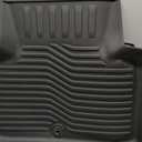 Auxko All Weather Floor Mats Cargo Mat with Backrest Mat for Kia Telluride 2027 (Gasoline Not for Hybrid) 7&8 Seater TPE Accessories Odorless Floor Liner Trunk Liner with Back Seat Protector