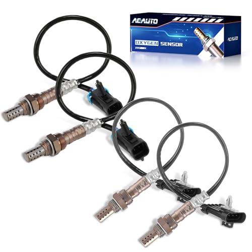 ACAUTO 234-4012 234-4018 Oxygen Sensor O2 Sensor Compatiable with Chevy Silverado 1500 Tahoe Suburban Express 1500 Suburban, GMC Yukon XL Sierra Cadillac Escalade 2344012 SU187 250-24018 4 Pack