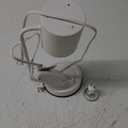 Cozyberry Querencia Lamp, Yankee Candle Compatible, Metal, Dimvable Candle Melter, Small & Large Jar Sizes (White)
