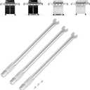 Utheer 62752 Grill Burner Tube 19.5 Inch for Weber Genesis 300 Series2011-2016, Genesis E310 E320 E330 S310 S320 S330 Gas Grills, Fits Up Front Control, 304 Stainless Steel