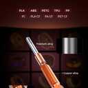 Creality Upgraded K1 Series Ceramic Heating Block KitQuick-swap Nozzle Kit, High Thermal Conductivity, 300C High Temperature Resistance, 3D Printer Accessories for K1/K1 Max/K1C(Old Version)