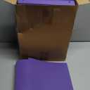 Henoyso 12 Pcs Purple 1.5" 3 Ring Plastic Binder Bulk, 1 1/2 Inch Soft Flexible Binders Round Rings, Fits Letter Size 8.5'' x 11'' Paper, Holds 350 Sheets, for School Office (1.5 Inch)