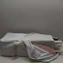 SIMPLGIRL 5-in-1 Pink Baby Bassinet Bedside Crib, Pack n Play Long Next to Parents Bed Crib, Foldable Playard, Playpen Travel Bed Nursery Center for Girl Infant Newborn