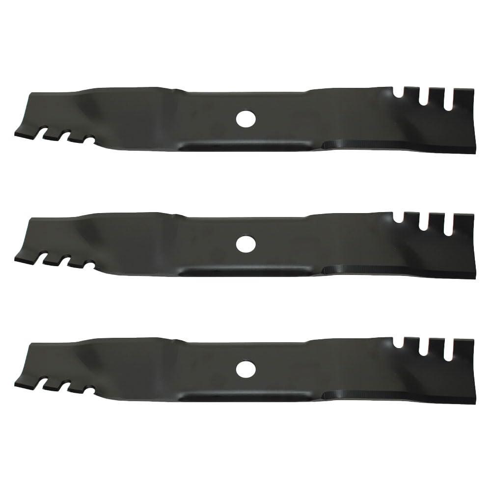 RAParts B1PD1054 Pack of 3 Mulching Blades Fits John Deere Fits JD Mower Models 54C Deck