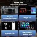 Wireless CarPlay Android Auto Adapter, Magic AI Box with HDMI/USB Port, Built-in YouTube and TikTok, USB Drive Playback and HD Screen Mirroring