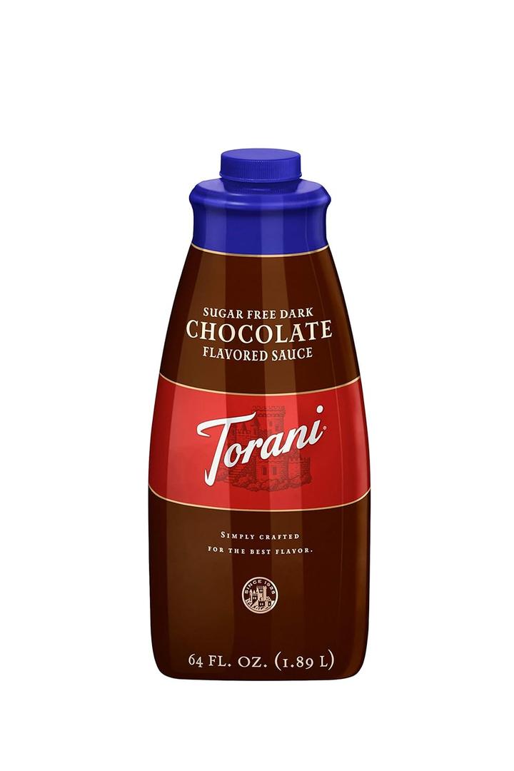 SUGER FREE DARK CHOCOLATE SAUCE 64 OZ. (EXP 07/11/27)
