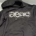 Aelfric Eden Pearl Letter Print Hoodies Men Women Fleece Sweatshirt Hooded Fashion Casual Streetwear Unisex Hoodie Pullover Black M