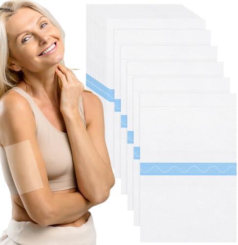 Maitys 30 Pcs Arm Lifts Tapes 5 x 7 Inch Thigh Lifts Invisible Waterproof Transparent Cellulite Adhesive Body Tape for Women Skin Arm Leg Abdomen