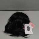 Angelaicos Unisex Straight Fiber Costume Cosplay Party Full Bob Wigs Short Black