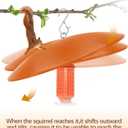 19.25-Inch Extra Large Squirrel Baffle,Hummingbird Feeder Shade Dome Cover, Bird Feeder Rain Guard, Hanging Squirrel Proof for Shepherd's Hook Outdoors (Terracotta) 2 Pack